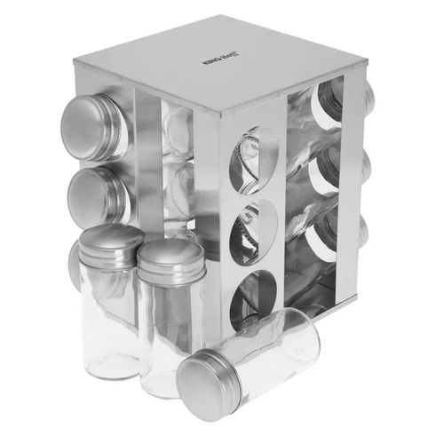 stojak na przyprawy 12 pojemników kinghoff kh-4008 na Arena.pl