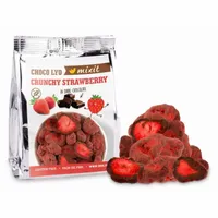 Chrupiące truskawki w czekoladzie 60g