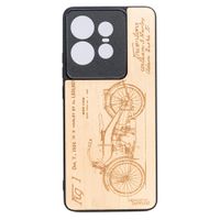 Drewniane Etui Bewood do Motorola Edge 50 Pro HARLEY PATENT ANIEGRE