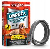 OBROŻA NA KLESZCZE DLA DUŻEGO PSA OCHRONNA OBROŻA NA PCHŁY STRONG L 75 CM