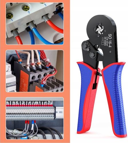 Zaciskarka Praska do Kabli 0,08 mm2 - 16 mm2 + 1200 tulejek izolowanych na Arena.pl