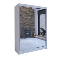 SZAFA przesuwna garderoba drążek półki 120 cm LENA X 2XLUSTRO