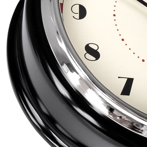 Zegar ścienny czarny 30 cm na Arena.pl
