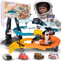 BAZA STACJA KOSMICZNA TOR SAMOCHODOWY AUTA RAKIETA PARKING GARAŻ NA MARSIE