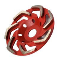 TARCZA DIAMENTOWA GARNKOWA 125MM DO SZLIFOWANIA BETONU PŁYTEK CEGŁY SEGMENT