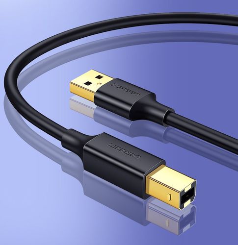 kabel przewód do drukarki usb 2.0 - usb-b 1.5m czarny na Arena.pl