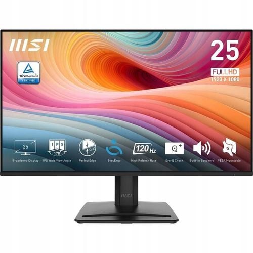 Monitor MSI Pro MP251 E2 24.5" 1920x1080px IPS 120Hz 1 ms na Arena.pl