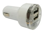 ROZGAŁĘZIACZ ŁADOWARKA 12V/24V -2 xUSB 1A+2,1A