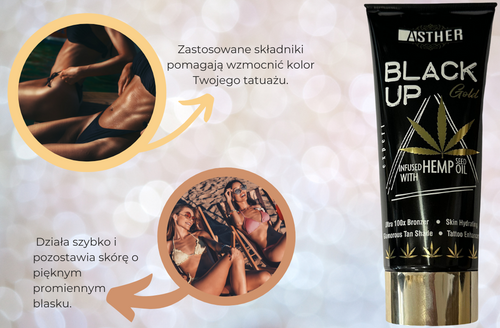 Asther Black Up Gold Hemp Oil Bronzer 200ml na Arena.pl