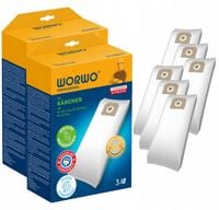 6x Worki Worwo KMB07 do odkurzacza Karcher NT45/1 NT55/1 NT561 NT611 ECO