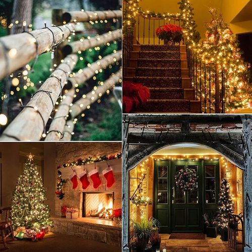 LAMPKI CHOINKOWE 1000 LED ZEW/WEW BIAŁE CIEPŁE 70m na Arena.pl