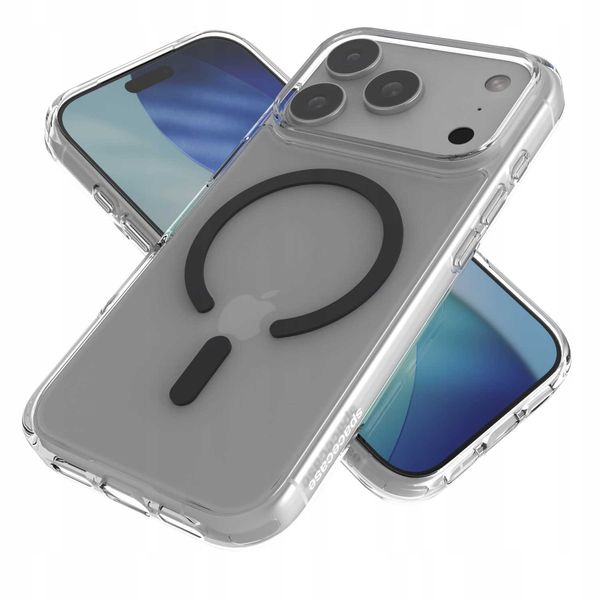 Spacecase Clear Mag Iphone 17 Pro Max Black zdjęcie 2
