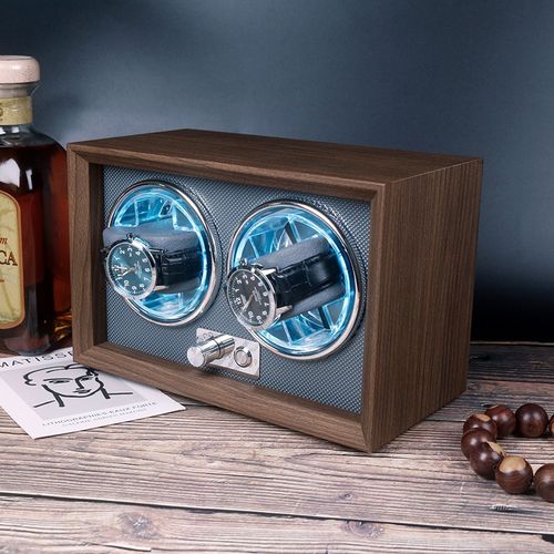 rotomat szkatułka etui automatyczne na 2 zegarki drewno 24x12x15cm pd146 na Arena.pl