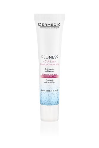 DERMEDIC REDNESS CALM krem przeciwzmarszczkowy na NOC do twarzy 40ml na Arena.pl