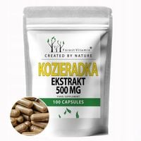 KOZIERADKA FENUGREEK NATURALNA 500 mg SAPONINY 50% TRAWIENIE CUKIER SERCE