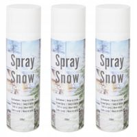 Sztuczny Śnieg w Sprayu 300 ml – Dekoracja Świąteczna do Okien i Choinek