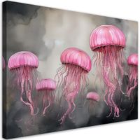 Obraz na płótnie, Abstrakcja Meduzy Morskiej 60x40