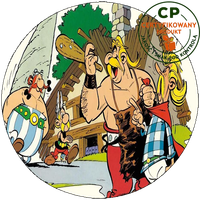 Opłatek waflowy na tort - ASTERIX & OBELIX