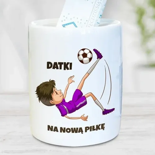 SKARBONKA Z WŁASNYM NADRUKIEM - TWOIM ZDJĘCIEM, GRAFIKĄ, TEKSTEM - PREZENT na Arena.pl