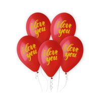 balony i love you walentynki miłość powietrze hel