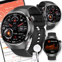 SMARTWATCH ZEGAREK SMARTBAND MENU POLSKIE DAMSKI ROZMOWY MĘSKI SMART WATCH WATCH 4 PRO