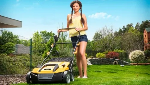 Wertykulator Aerator Elektryczny Riwall 45L 38 cm MOCNY 2400W FREZOWANIE na Arena.pl