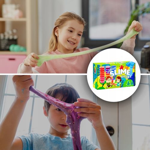 SLIME ZESTAW DIY 28x GLUT PUSZYSTY ŚWIECĄCY DLA DZIECI PREZENT XXL na Arena.pl