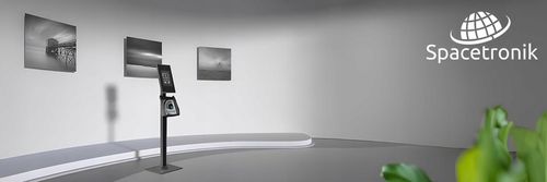 Wolnostojący Ochronny Statyw podstawka obudowa POS na tablet regulowany na Arena.pl