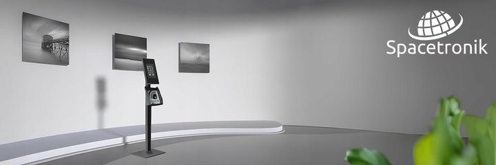 Wolnostojący Ochronny Statyw podstawka obudowa POS na tablet regulowany zdjęcie 2