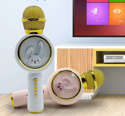 BEZPRZEWODOWY MIKROFON KARAOKE BUNNY KRÓLIK na Arena.pl