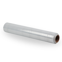 20x Folia stretch RĘCZNA 23 my 1,5 kg transparent tuleja 300 g