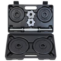 Hantla żeliwna 10 kg walizka Eb Fit