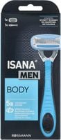 ISANA MEN BODY MASZYNKA DO GOLENIA CIAŁA DLA MĘŻCZYZN 5-OSTRZOWA 1 SZT