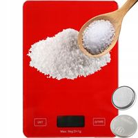 Waga kuchenna totalstore waga kuchenna czerwony 5 kg