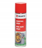 WURTH SMAR DO PRZEKŁADNI LINOWYCH LIN STALOWYCH ANTYKOROZYJNY SPRAY 500 ML