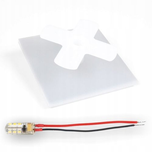 Oświetlenie schodowe oprawa schodowa lampka LED BIAŁA Q1 na Arena.pl