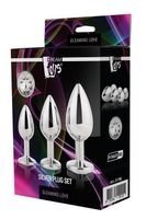gleaming love silver plug set
