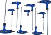 Geko Zestaw wkrętaków Torx T typu T T10-T50 9 elementów CrV