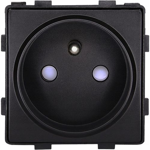 Gniazdo Podwójne Szklane Szkło Zestaw Ramka Podwójna i 2 x Gniazdko MIUUN na Arena.pl