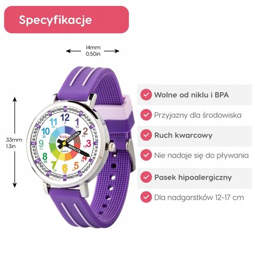 Kiddus Nauczyciel Czasu Polski Fioletowy na Arena.pl