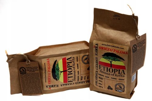 Czarna Kawka Kawa świeżo palona Ethiopia Etiopia Jimma of Keffa 1kg na Arena.pl