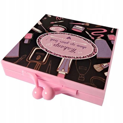 KUFEREK ZESTAW KOSMETYKÓW DO MAKIJAŻU PIĘKNOŚCI TOALETKA DO MAKIJAŻU DLA DZ na Arena.pl