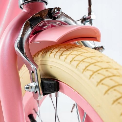 Bezpieczny Różowy rowerek dziecięcy 16" dla dziewczynki 4 5 lat na prezent na Arena.pl