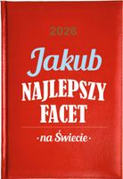 Kalendarz A5 2026 tygodniowy KSIĄŻKOWY PREZENT DLA CHŁOPAKA Z IMIENIEM