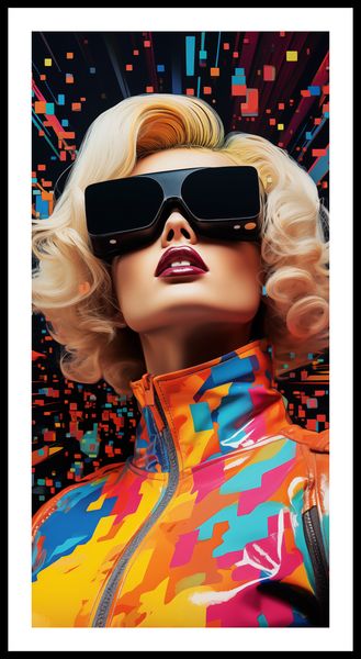 Plakat 50x100cm Retro Futuryzm zdjęcie 3