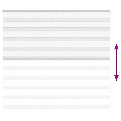 Roleta zebra, biała, szerokość tkaniny 155,9cm, poliester na Arena.pl