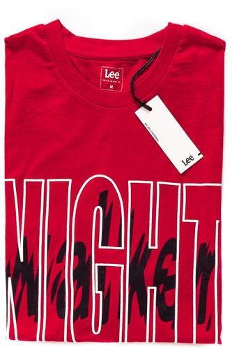 LEE NIGHT WALKER TEE BRIGHT RED L62TREEF M na Arena.pl