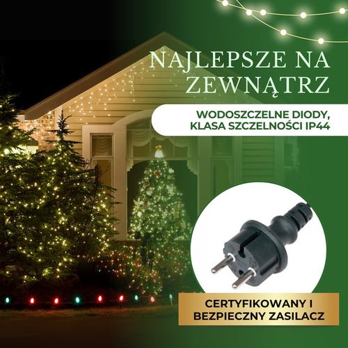 Lampki choinkowe 1000 Led biały ciepły 81,5 m oświetlenie świąteczne IP44 na Arena.pl