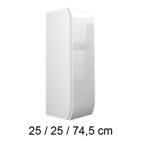 Szafka łazienkowa wisząca z półkami 25/25/74,5 cm