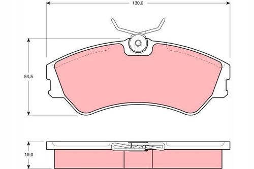 TRW KLOCKI HAMULCOWE PRZÓD GDB862 na Arena.pl